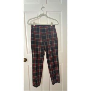 JCREW Plaid Pants SIZE 0